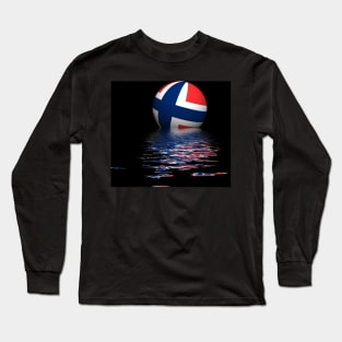 Norwegian Flag rising/setting Long Sleeve T-Shirt